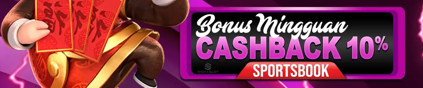 BONUS CASHBACK MINGGUAN SPORTSBOOK 10%